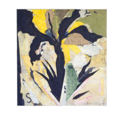 1993 - Iris No 4 - Collage sur papier fort - 46 x 41 cm