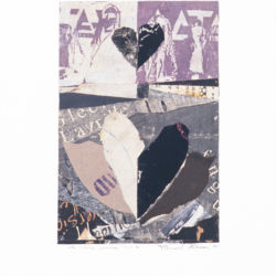1994 - Les clairs-obscurs (Série A, volet 2) - Collage et crayon sur papier fort - 42,5 x 30 cm