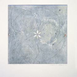 2003 - Trille blanc no 3 - Gouache et crayon sur carton - 44,5 x 40 cm