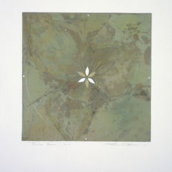 2005 - Trille blanc no 5 - Gouache et crayon sur carton - 44,5 x 40 cm