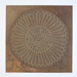 2013 - Coquillage No 6 - Acrylique sur papier fort - 57 x 57 cm