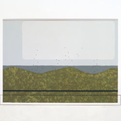 1972 - Les trières - Sérigraphie - 50 x 66 cm